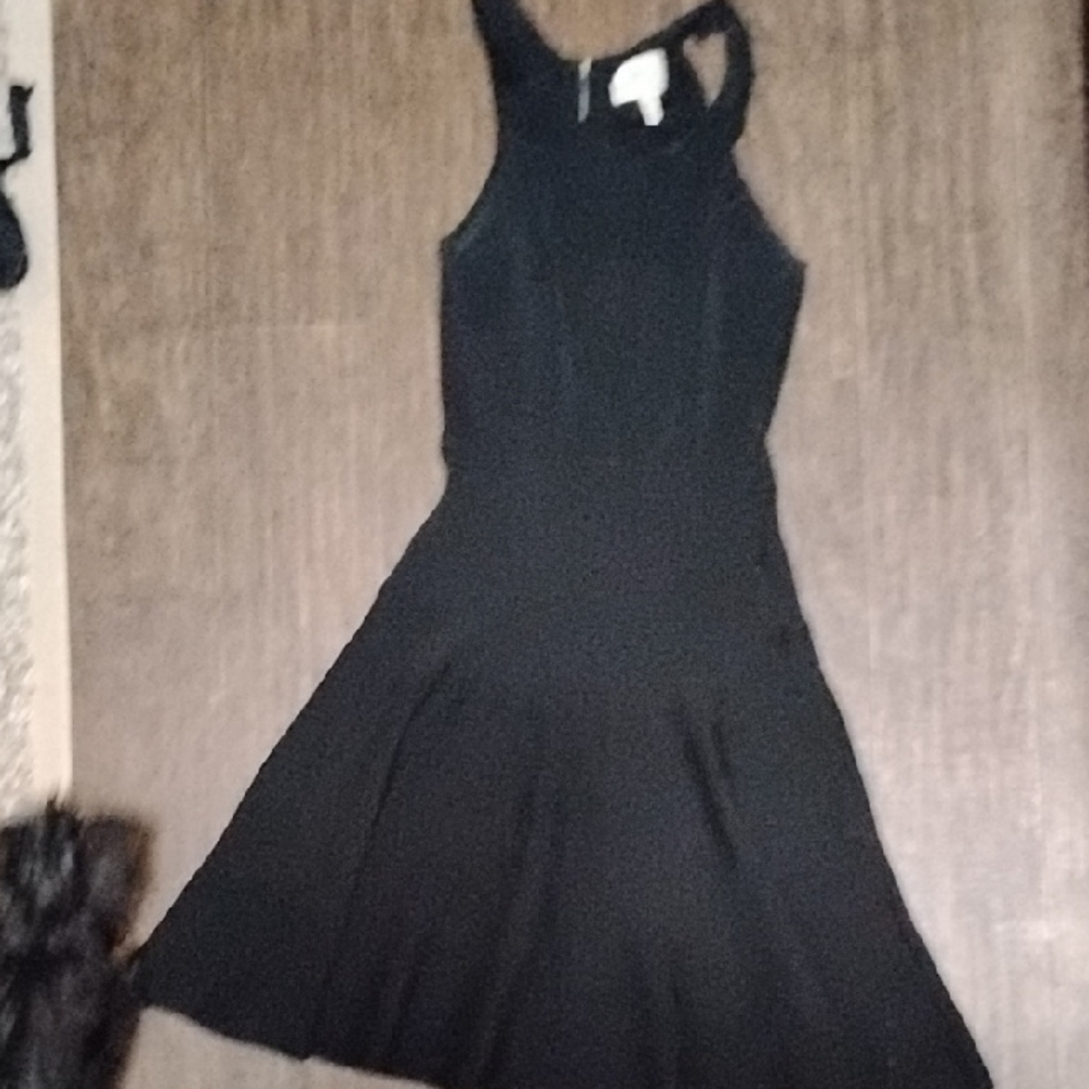 Milly Vintage Elegant Black Sleeveless Dress